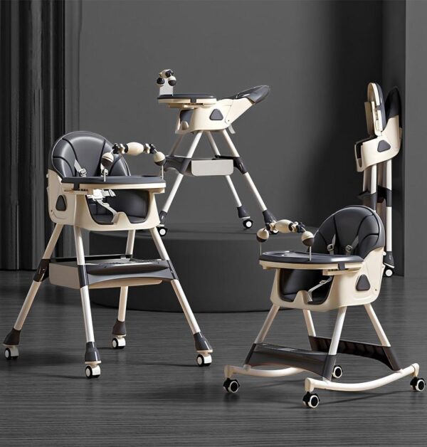 Star And Daisy Baby High Chair With Upgraded Portable Rocking Gery