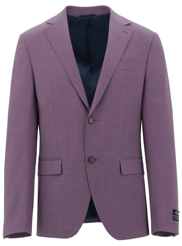 Hechter Paris Lazio Edward Purple Wool Blend Suit Size Xl
