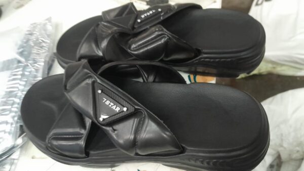 Womens Slides Black Size 37