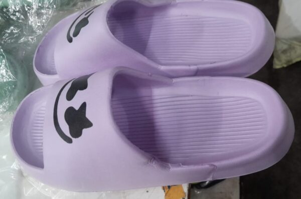Womens Slides Lavender Colour Size 41