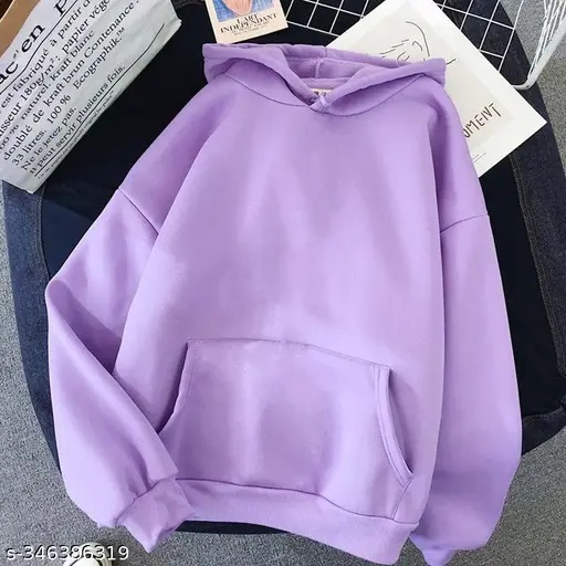 Mens Lavender Color Hoodie Size Xl