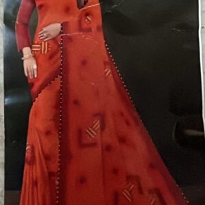 Women Orange Colour Silk Saree
