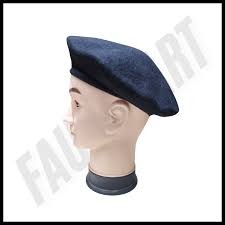 Unisex Army Para Military Black Beret Cap