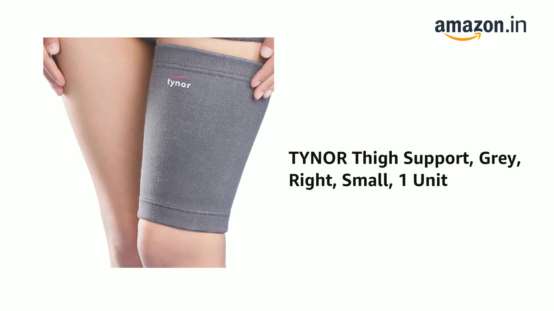 Tynor Thigh Support Grey Small 1 Unit