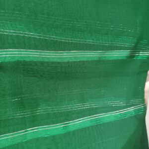 Green Colour Saree With Unstitched Blouse For Women