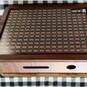 Wooden Mini Bank 01 Brown