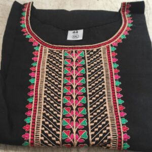 Black Color Full Sleeves Kurti For Women Size Xl
