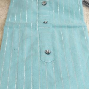 Skyblue Color Striped Kurti For Women Size 38