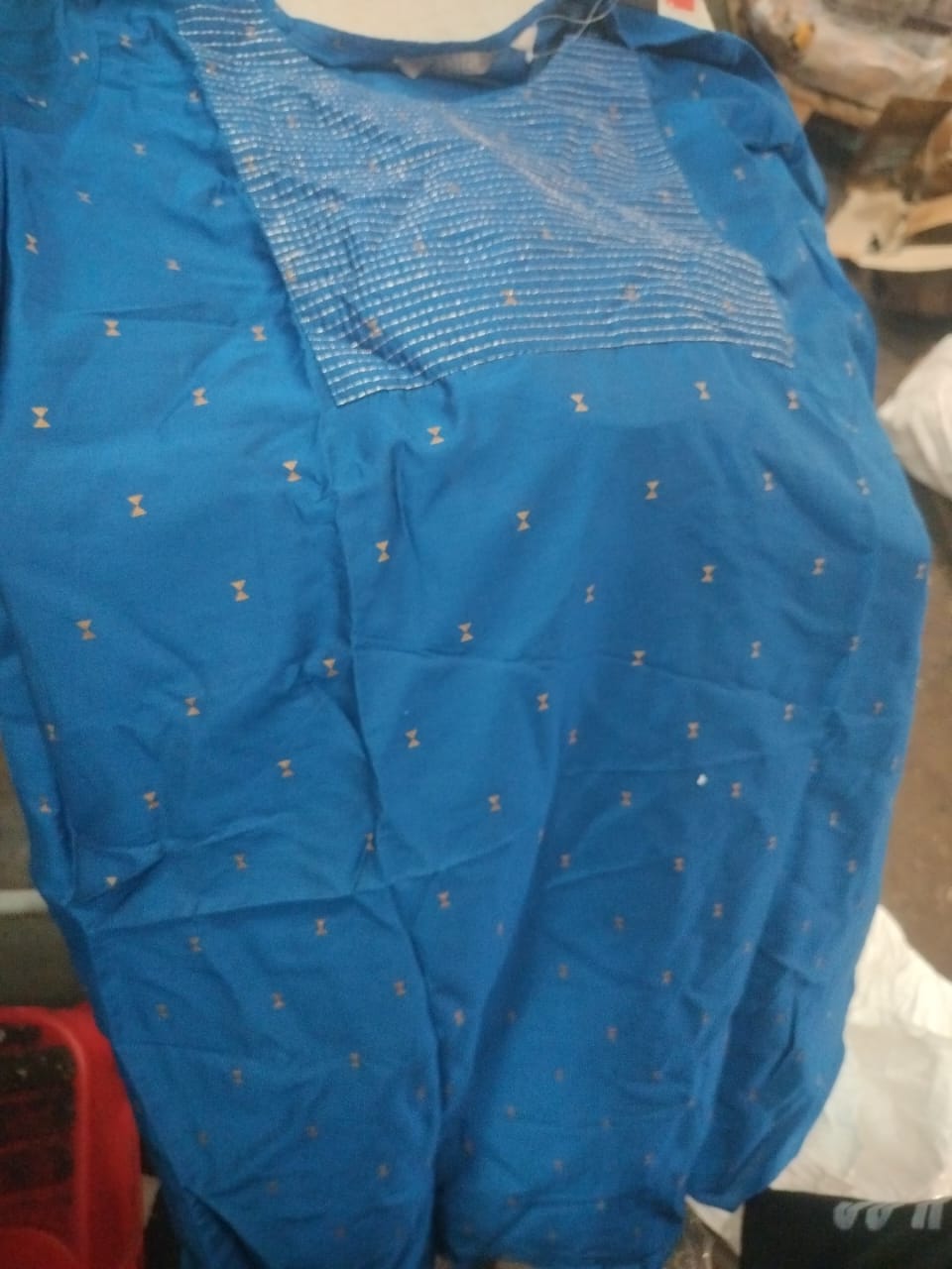 Avaasa Women Dark Blue Color Kurti Size Xxl