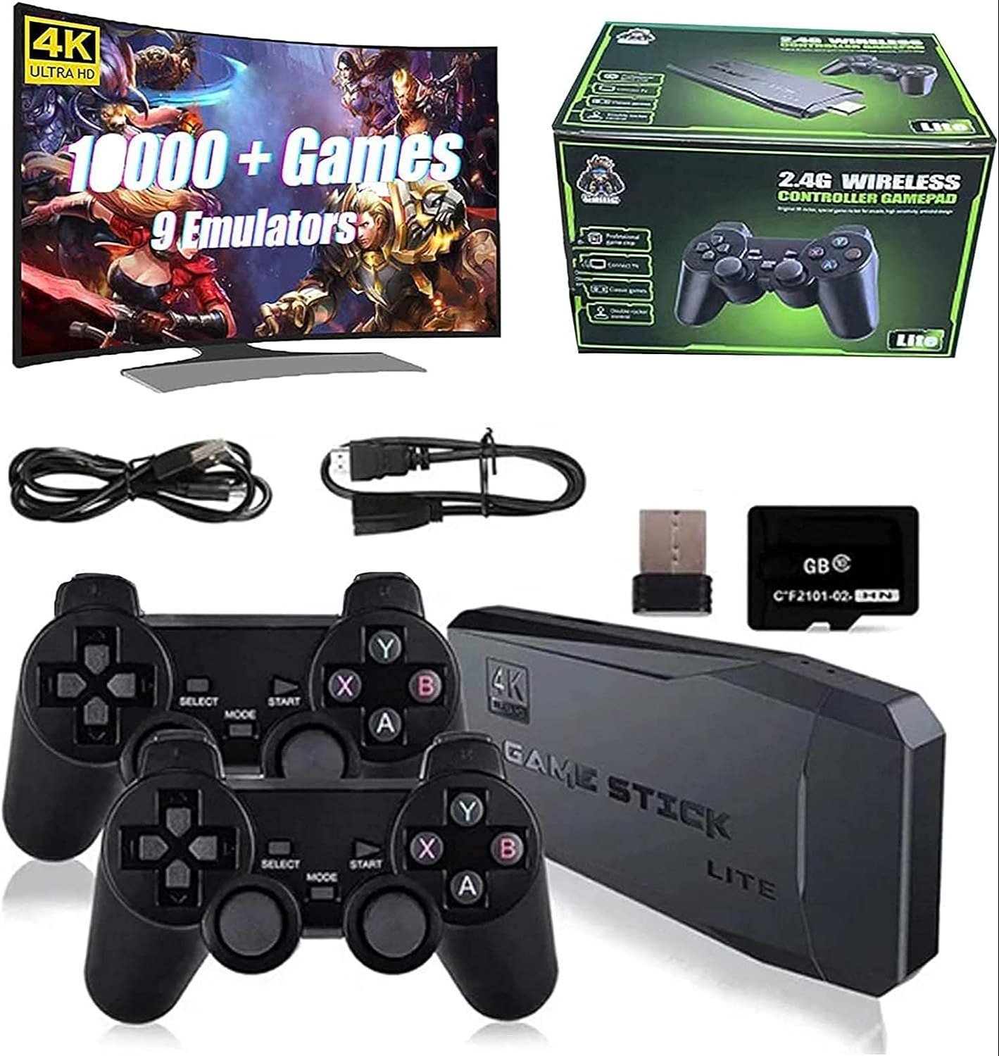 New 2Point4G Wireless Game Stick 1000PlusGames