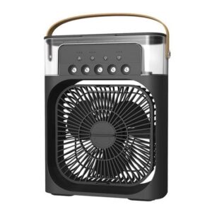 Litehom Small Ac Quiet Personal Air Cooler 4In1 UsbC Portable Mist Air Fan