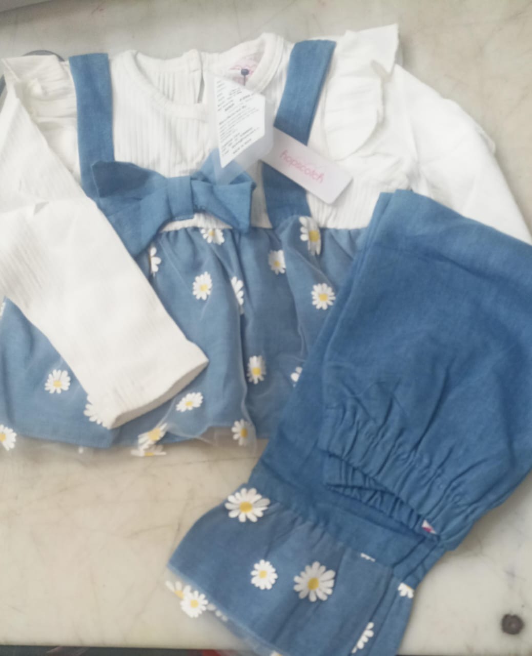 Hopscotch Kids Dress Blue Colour Size 1 To 2 Year