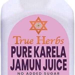 True Herbs Pure Karela Jamun Juice 1000Ml