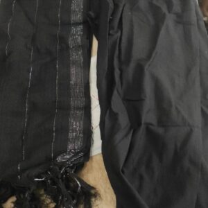 Black Dupatta And Pants For Women Size 42