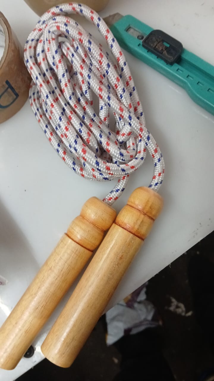 Wooden Handle Jumping Rope