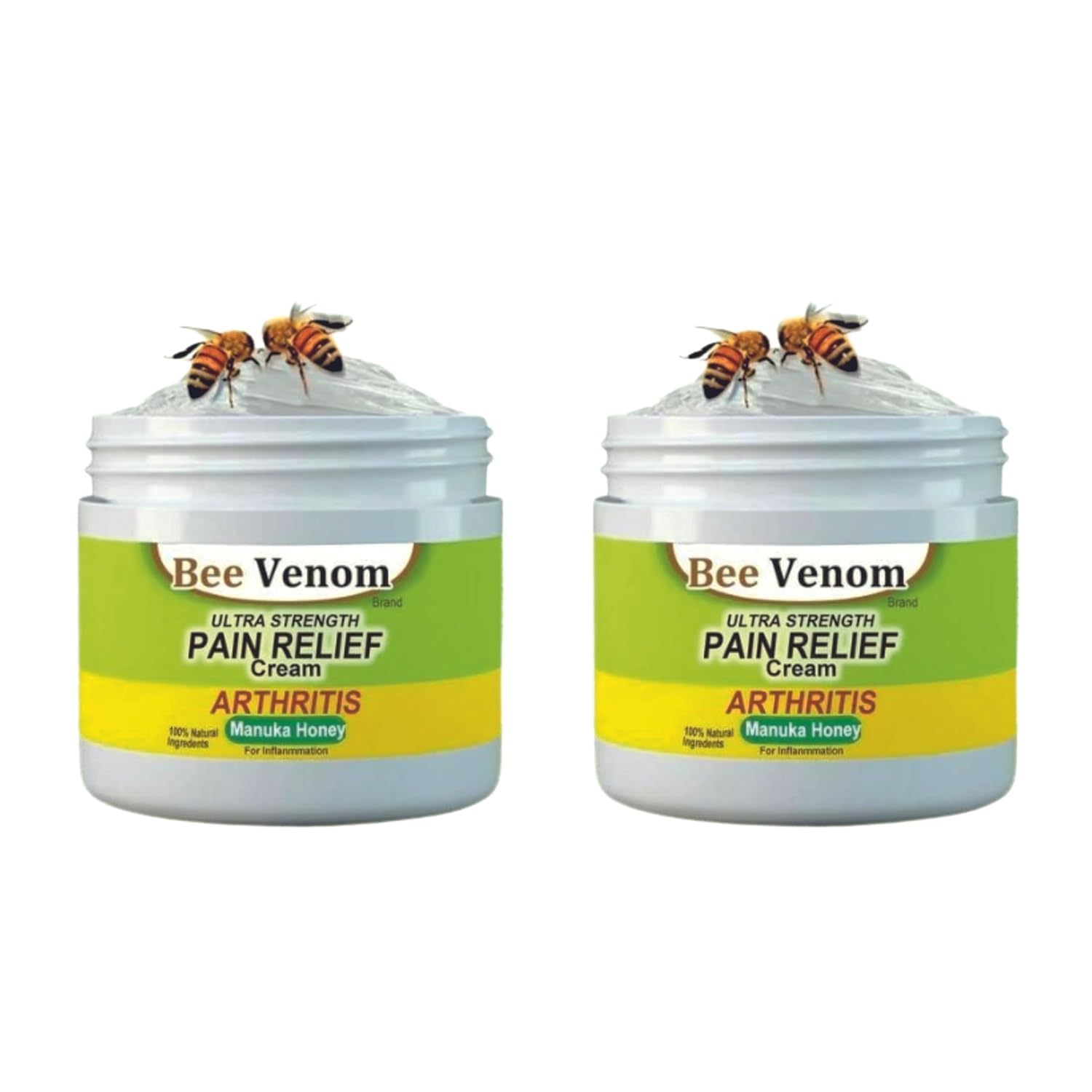 Bee Venom Pain Relief Cream 50G Pack Of 2