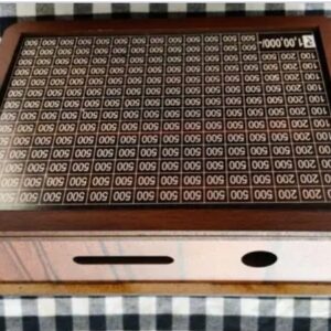 Wooden Mini Bank 01 Brown