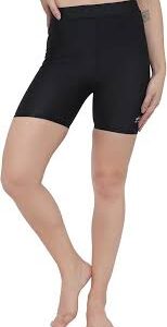 Black Color Shifter Compression Cycling Running Shorts For Women Size 34