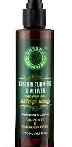 Shesha Ayurveda Kasturi Turmeric And Vetiver Shower Gel 200Ml