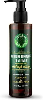 Shesha Ayurveda Kasturi Turmeric And Vetiver Shower Gel 200Ml