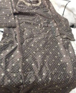 Avaasa Brown Print Straight Kurta Size L