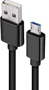 Black Color Usb D Type Mobile Data Cable