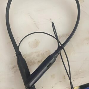 Black Color Neckband Without Charging Cable