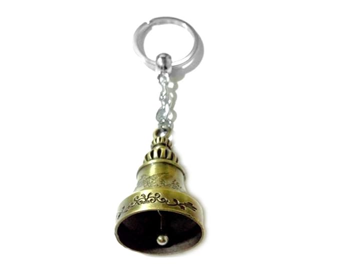 Bell Keychain Key Ring Gift For Women Men Car Bike Bags