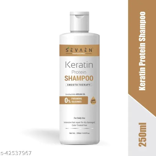Sevaen Keratin Protein With Argan Oil Shampoo 250 Ml