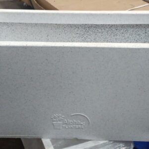 Alpha Plastic Rectangular Garden Pots Size 24X12X10 Inch