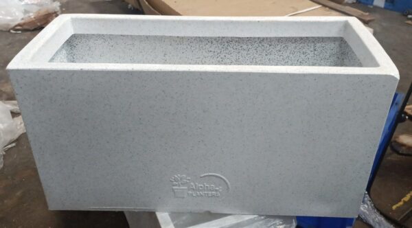 Alpha Plastic Rectangular Garden Pots Size 24X12X10 Inch