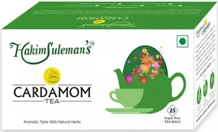Hakim Suleman Cardamom Tea 25 Sachets Pack Of 2