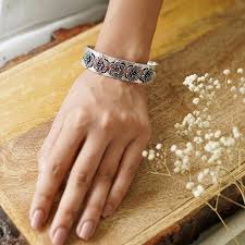 Teejh Alloy Silver Bracelet For Women