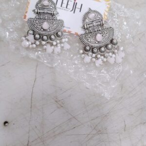 Teejh Alloy Silver Earrings For Women