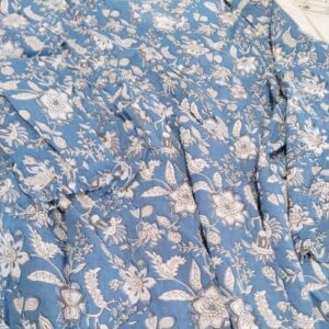 Blue Color Printed Short Kurti For Women Size Xxl