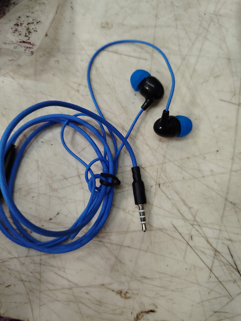 Super Bass Blue Colour Wired Headphones