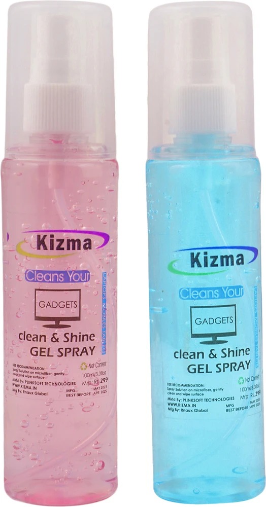 Kizma Cleans You Clean And Shine Spray 100Ml Pack Of 2
