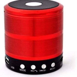 Ws 887 5 Watt Wireless Bluetooth Speaker Red