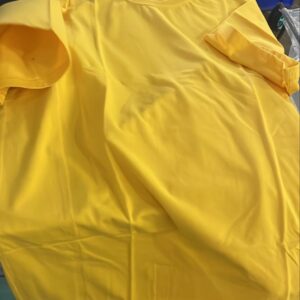 Men Yellow Color T Shirt Half Sleeve Size L