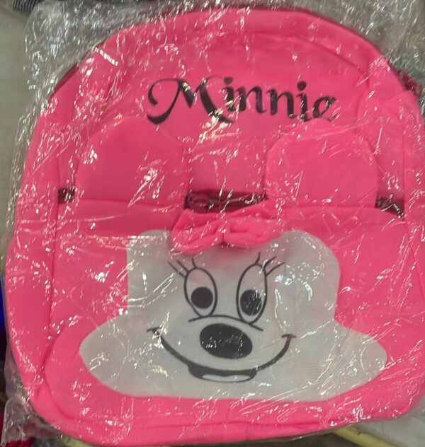 Pink Printed School Bag