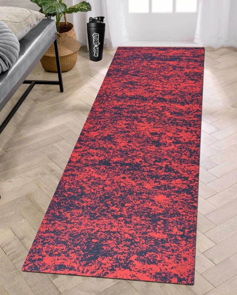 RedBlue Gesture Reversible Rubber Yoga Mat