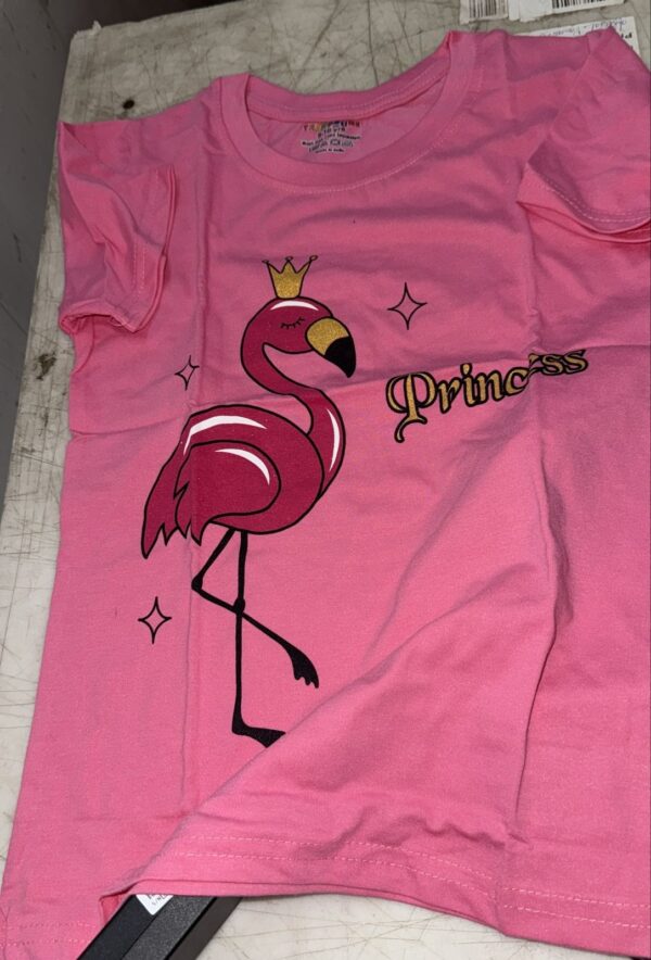 Kids Girl Lite Pink Color T Shirt Size 9 To 10 Years