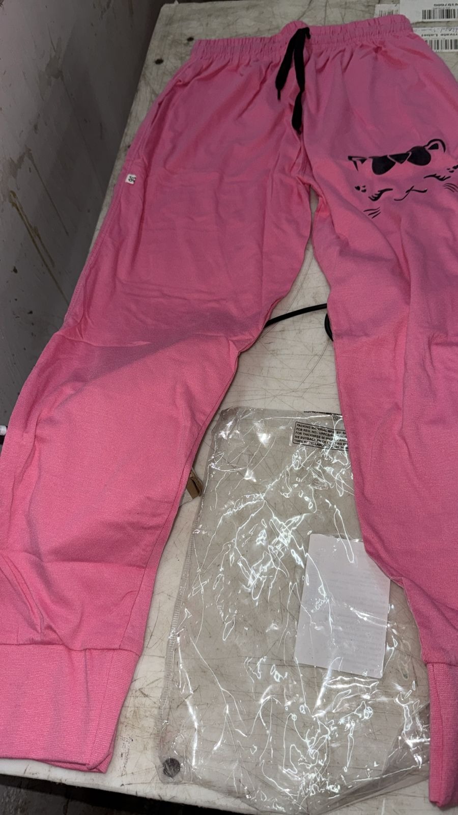 Kids Girl Track Pant Pink Color Size 36