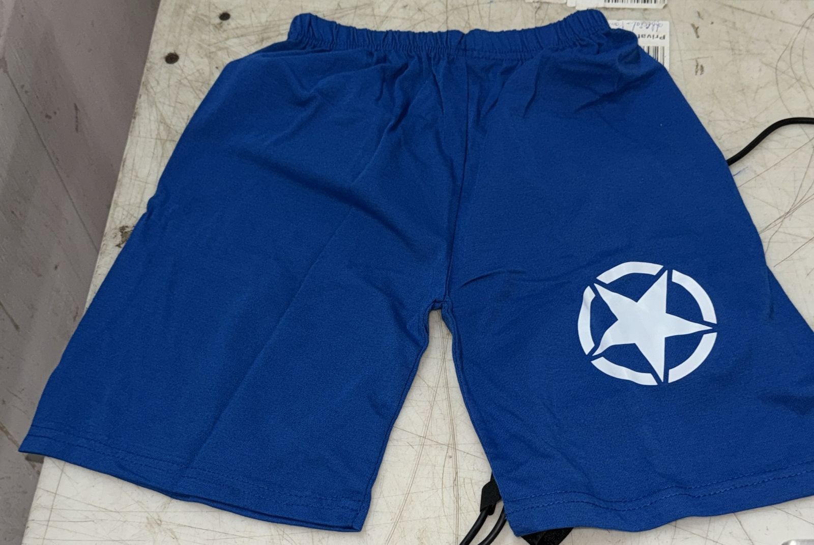 Kids Boys Shorts Blue Color Size 9 To 10 Years