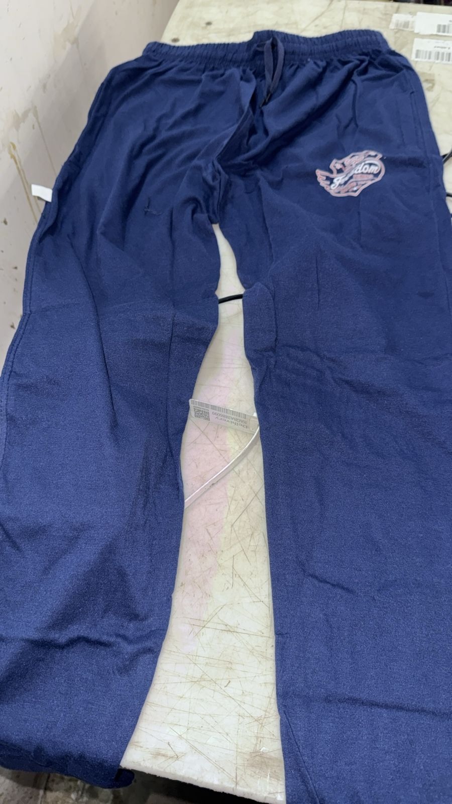 Kids Boys Navy Blue Color Track Pant Size 13 To 14 Years