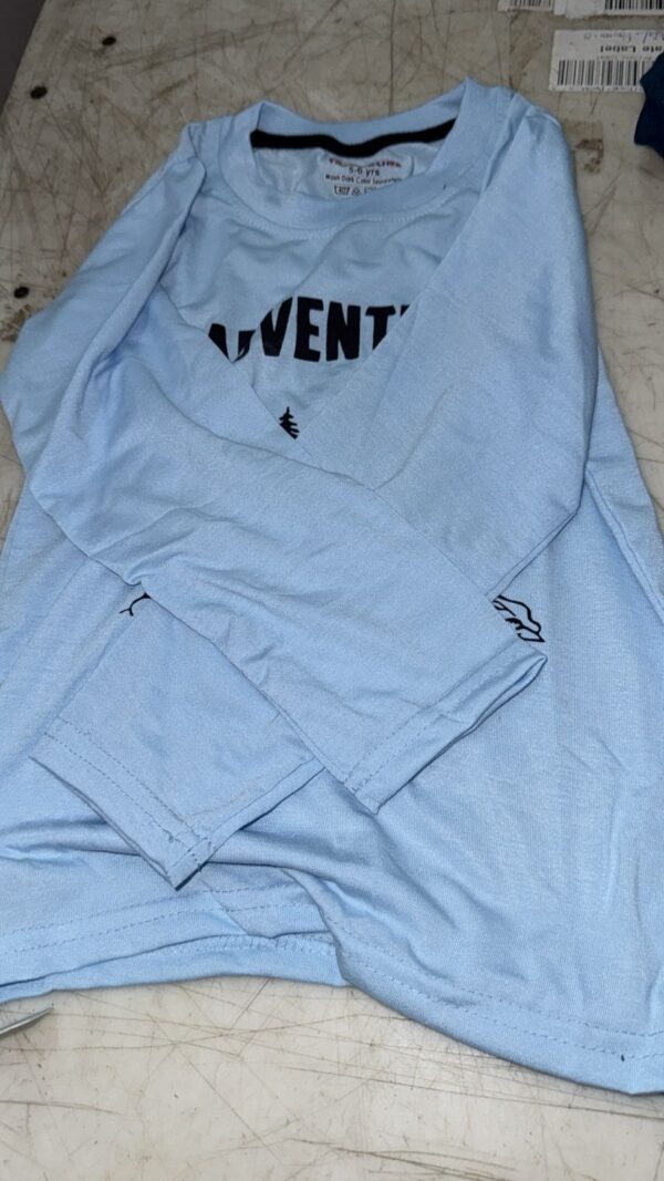 Kids Boys T Shirt Sky Blue Color Size 5 To 6 Years