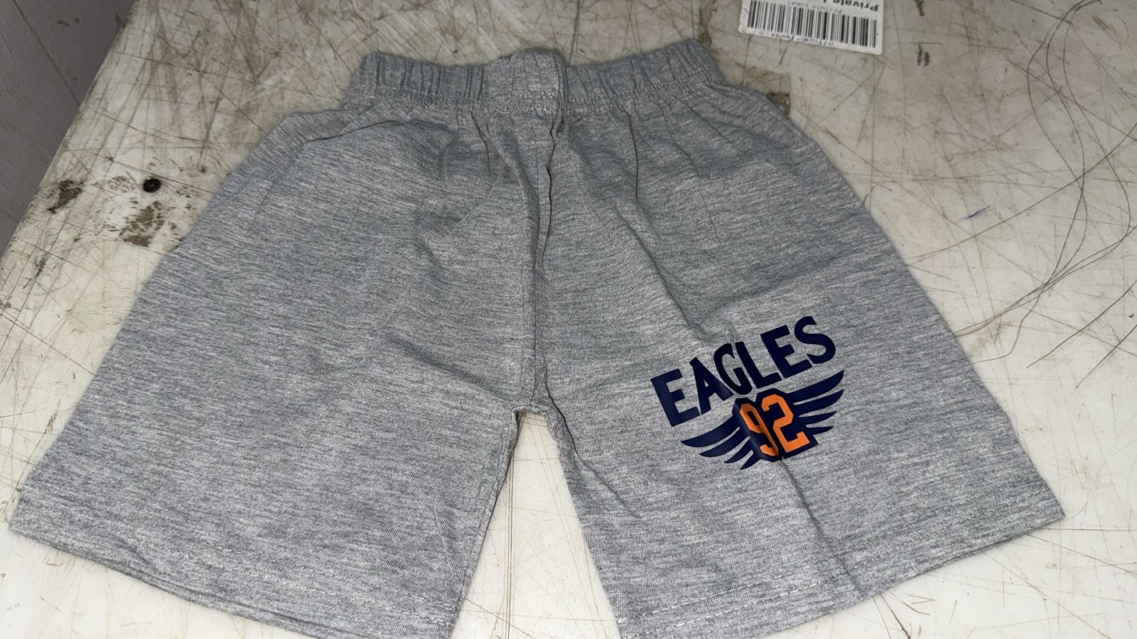 Kids Boys Grey Color Shorts Size 3 To 4 Years
