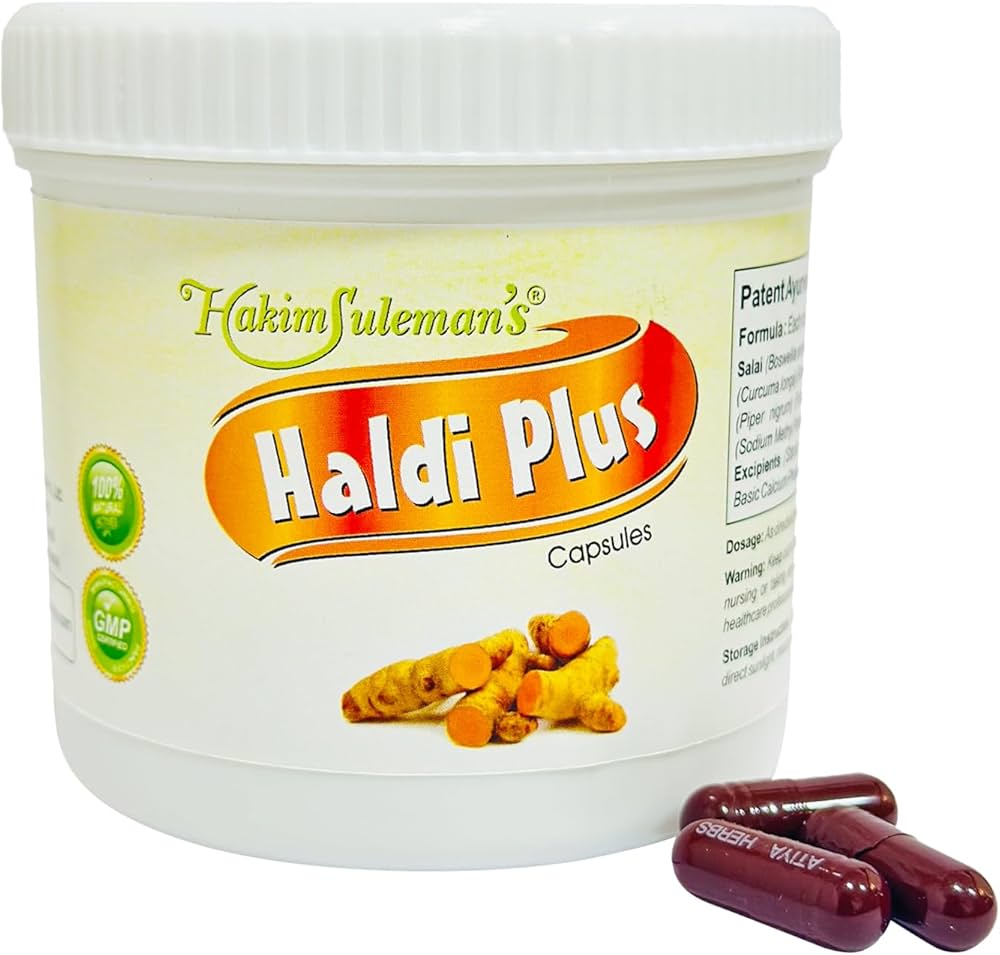 Hakim Suleman Haldi Plus Capsule 60N