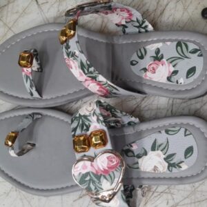 Multicolor Women Flat Slippers Size 37