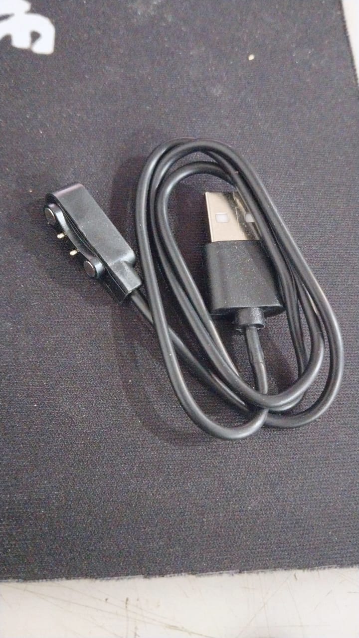 Black Color Usb Cable Watch